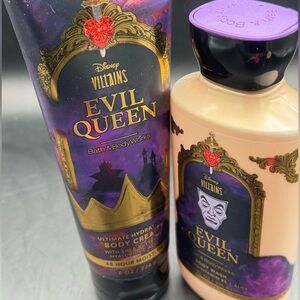 Bath & Body Works Evil Queen Body Cream and Lotion Set - Purple and Cream